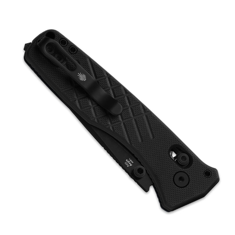 Kizer Cutlery Aegis T Crossbar Lock Black G10 (3.21", Black, AEB-L) 3774CTA1