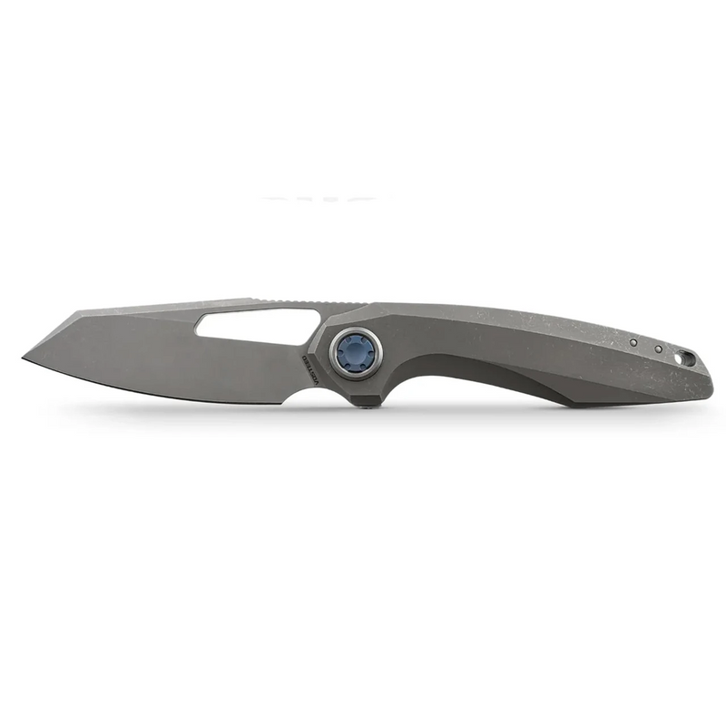 Vosteed Thunderbeast Vanchor Lock Knife Dim Gray Titanium (3.49", Bead Blast/SW, M390) A4302
