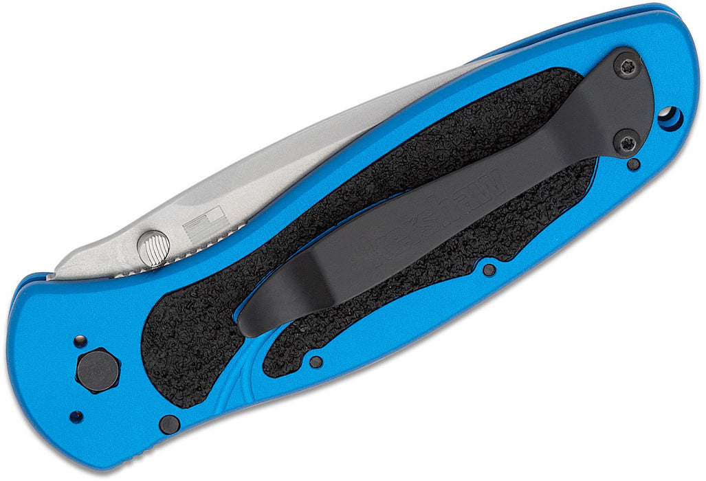 Kershaw Blur LIMITED EDITION Assisted Opening Liner Lock Knife Blue (3.4" SW MagnaCut) 1670NBMAG