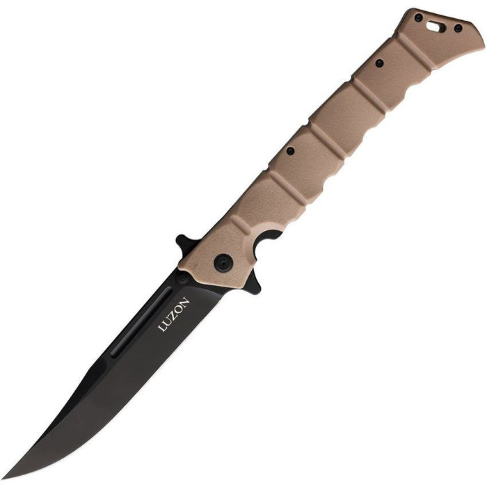 Cold Steel Large Luzon Knife Desert Tan GFN (6" Black) CS-20NQXDTBK
