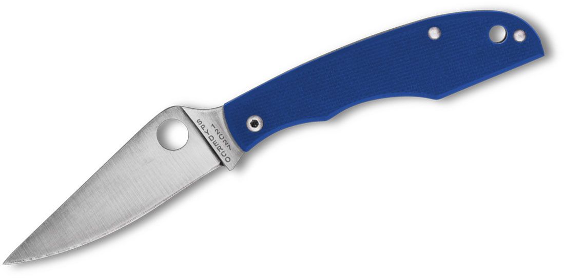 Spyderco Grasshopper Slip Joint Knife BlueG-10 (2.3", Satin, 12c27) C138GBLP