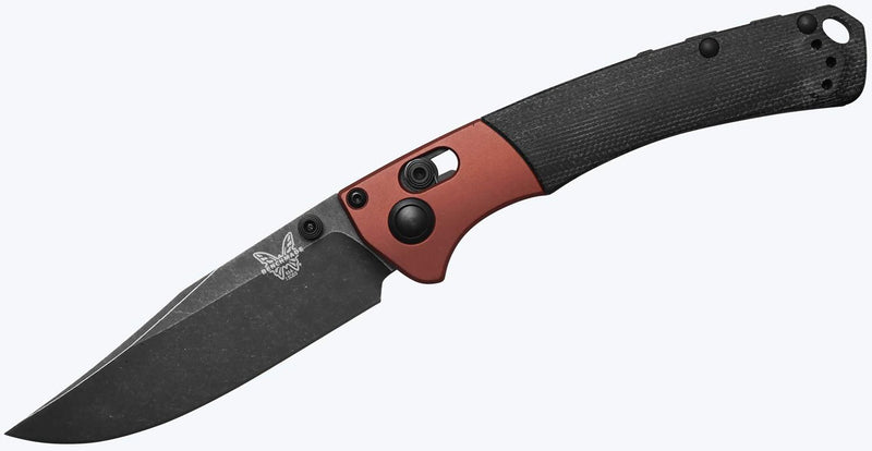 Benchmade Mini Crooked River AXIS-Lock Knife Black/Burnt Copper (3.4",Black SW, MagnaCut) )15085BK-04
