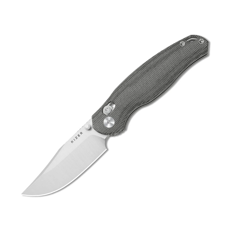 Kizer Phoca CC Clutch Lock Knife Norplex Ultrex Micarta (2.9", Satin, AEB-L) V3780A3