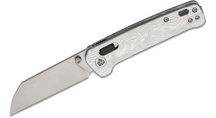 QSP Penguin Glyde Lock Knife G-10 Aluminum Foil (3.1" Satin, 14C28N) QS130GL-G1