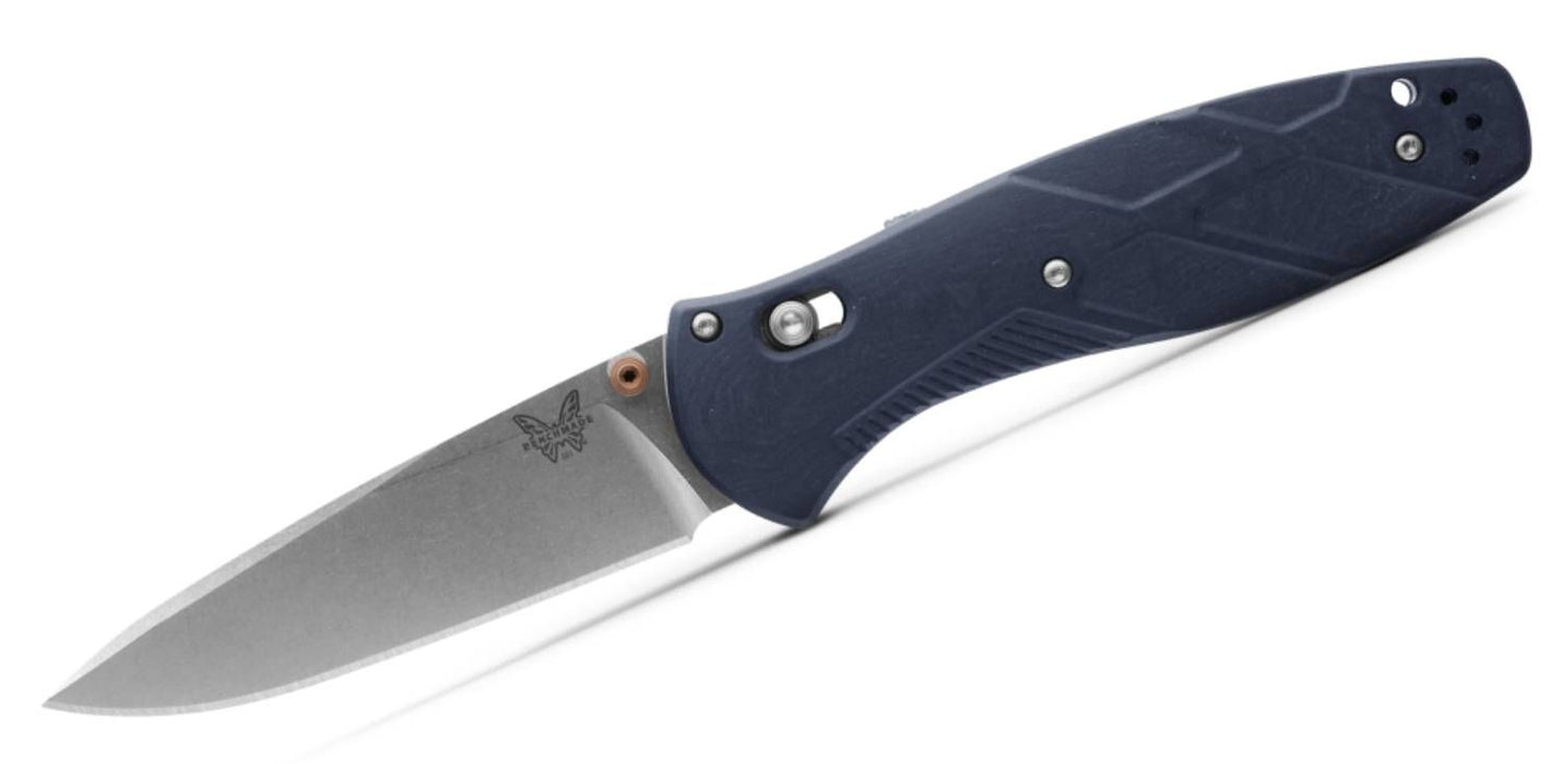 Benchmade Barrage AXIS-Assist Knife Blue Canyon Richlite (3.6", SW, S30V) 581-03