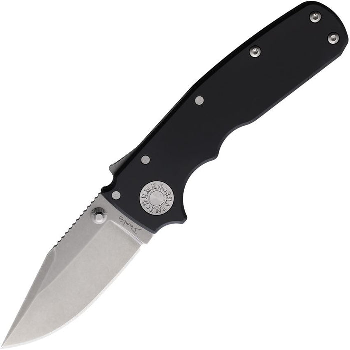 Demko Knives AD 20.5 Shark Lock Folding Knife Black (3", Stonewash, 20CV) DEM09698