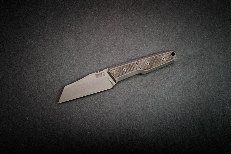 BM Knife & Tool Explorer Fixed Blade Wharncliffe OD Canvas Micarta (3.1", SW, Magnacut) SQ3485107