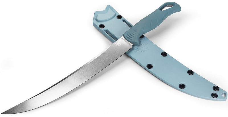Benchmade Large Fishcrafter Fixed Blade Fillet Knife Blue (9.05" SW MagnaCut) 18020