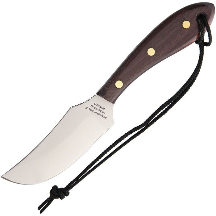 Grohmann Knives Number 103 Short Blade Skinner Knife Rosewood (3.5" Satin) R103S