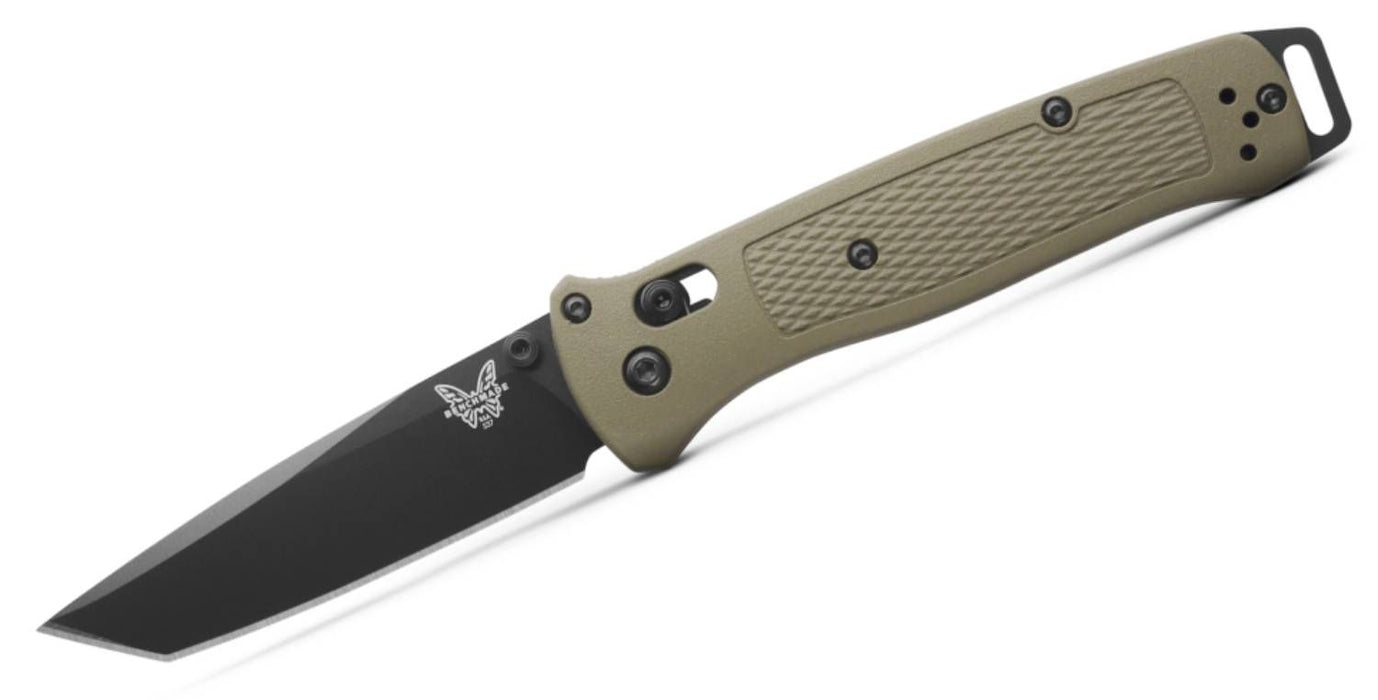 Benchmade Bailout AXIS Lock Knife Ranger Green Grivory (3.38", Black, S30V) 537BK-06