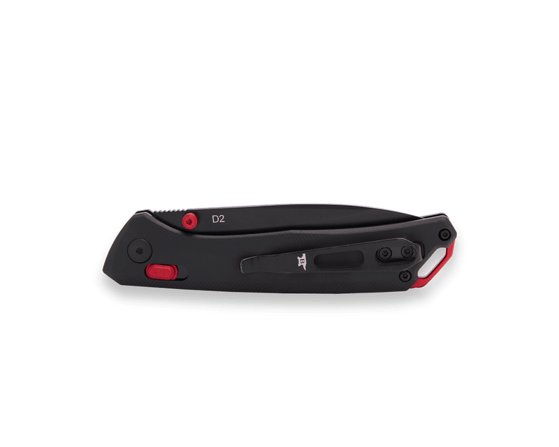 Buck 700 Nomad Crossbar Lock Knife Black Aluminum (3.25", Black, D2) 0700BKS
