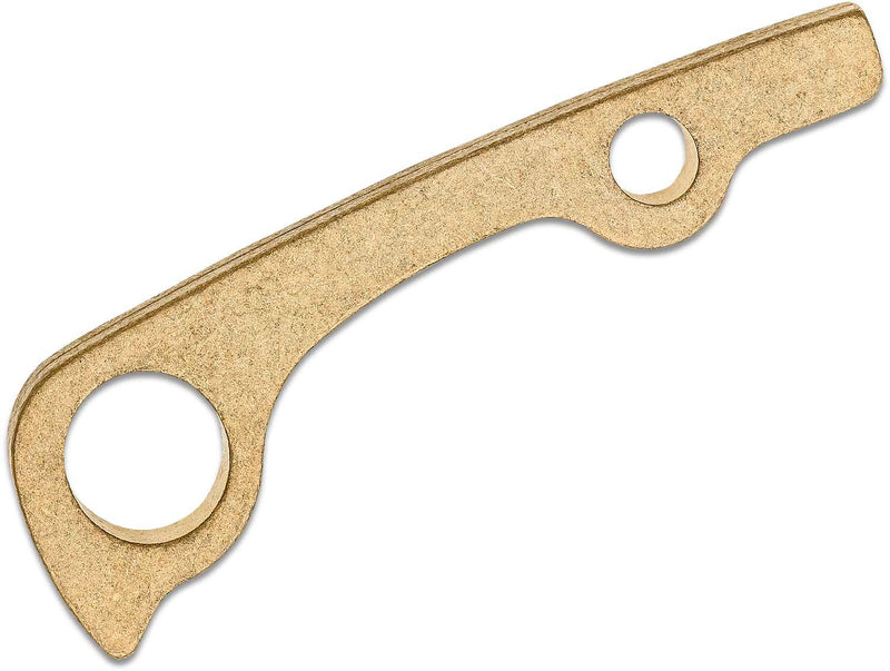 Flytanium Brass Backspacer SW for Spyderco Paramilitary 2 FLY-0553