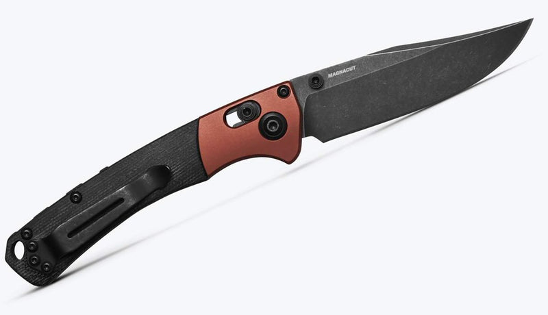 Benchmade Mini Crooked River AXIS-Lock Knife Black/Burnt Copper (3.4",Black SW, MagnaCut) )15085BK-04