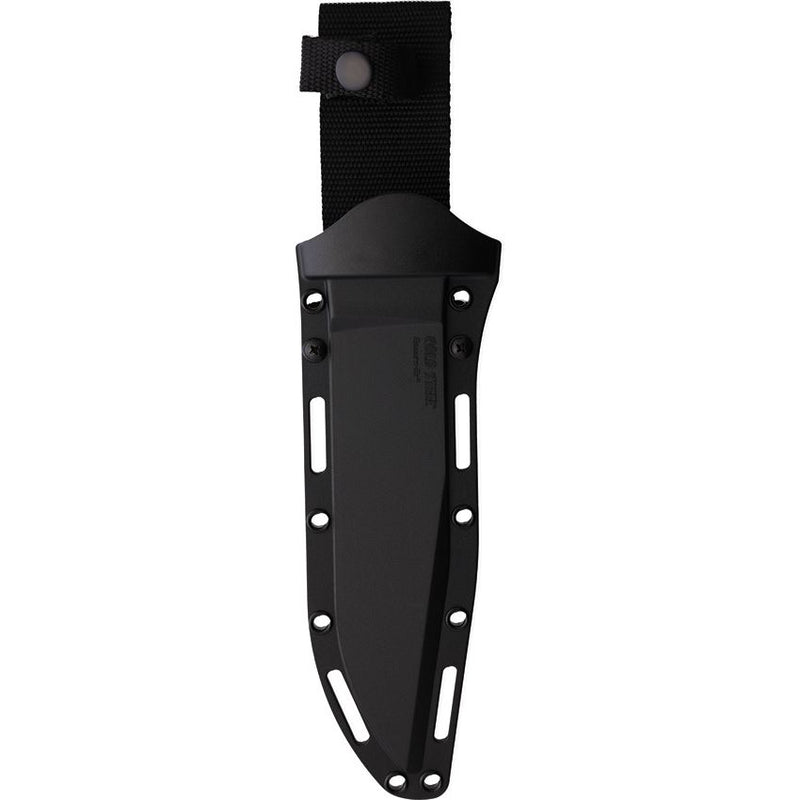 Cold Steel Recon Scout Black Fixed Blade knife (7.5", Black, 52100 Carbon Steel) CS-39LRSS