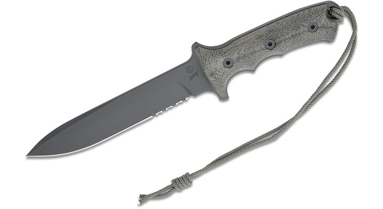 Chris Reeve Knives Green Beret Fixed Blade Knife Serrated (7