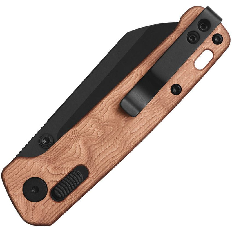 QSP Penguin Glyde Lock Knife G-10 Copper Foil (3.1", Black, 14C28N) QS130GL-F2