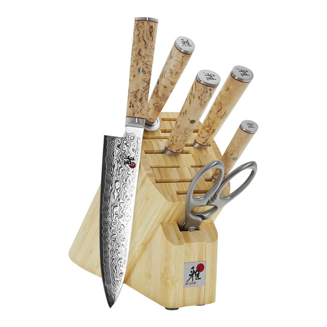 Miyabi Birchwood 5000 MCD 7 Pc Knife Block Set 34370-007