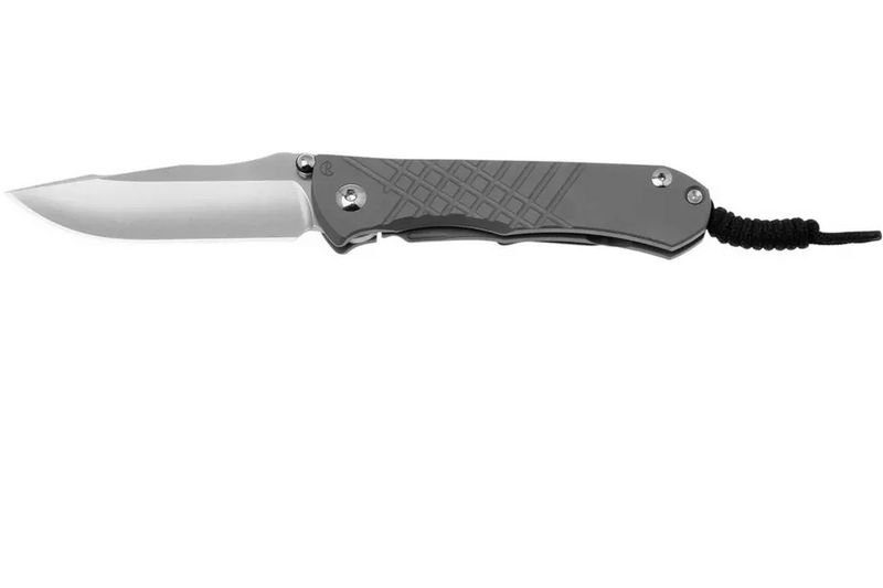 Chris Reeve Umnumzaan Frame Lock Knife Glass Blasted Titanium (3.68", SW, MagnaCut) UMN-1012