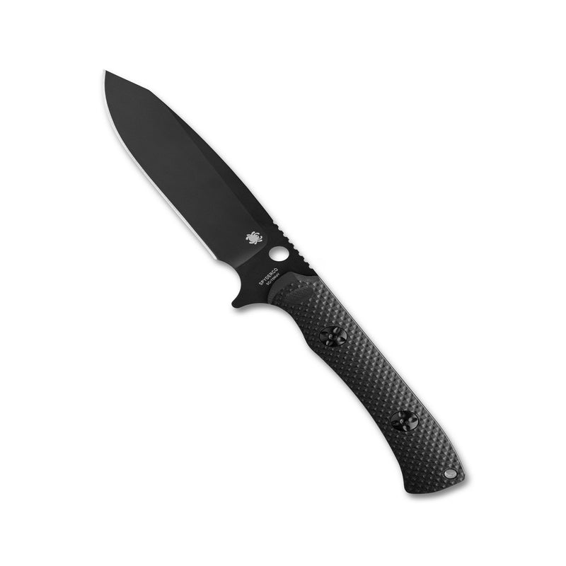 Spyderco Skoli Fixed Blade Knife Black G-10 (4.68", Black, 9Cr18MoV) FB53GPBK
