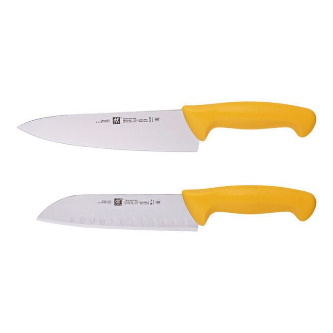 ZWILLING J A Henckels Twin Master 2 Pc Knife Set 7" Santoku / 8" Chef's Knife 1030869