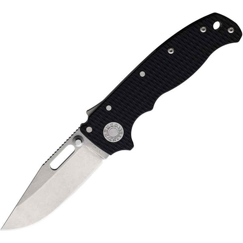 Demko AD 20.5 Shark-Lock Folding Knife Black (3", SW, S35V) DEM09624