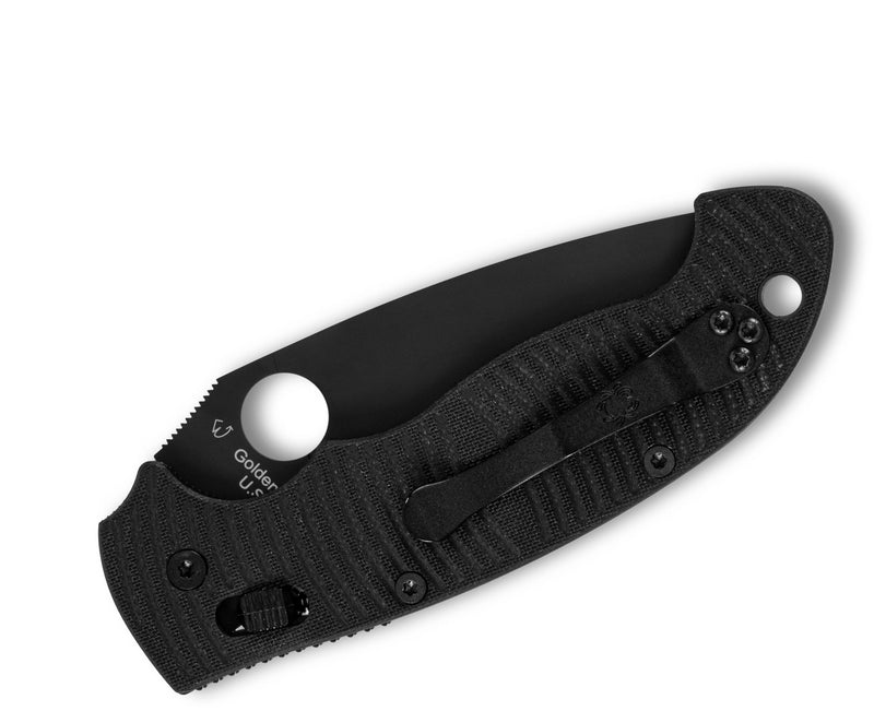 Spyderco Manix 2 XL Salt Ball Bearing Lock Knife Black G-10 (3.85", Black, MagnaCut) C95GMCBKP2