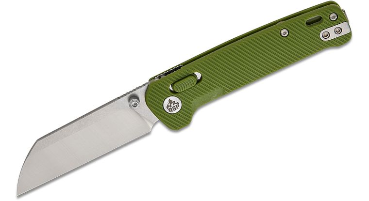 QSP Penguin Glyde Lock Knife OD Green FRN (3.1", Satin, 14C28N) QS130GL-B1