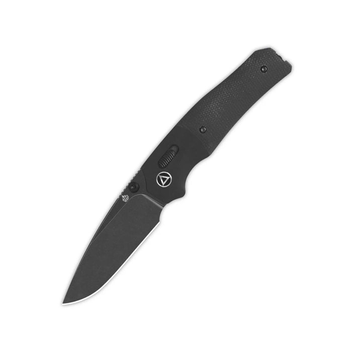 QSP Jacob Lundquist Vault Glyde Lock Knife Black Micarta (3.25" Black SW 14C28N) QS157-A2