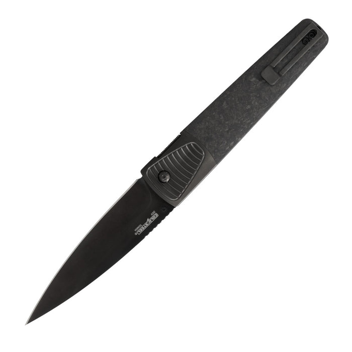 Cold Steel Caledonian 60 Series Liner Lock Knife Black Carbon Fiber (4.25", Black, 20CV) CS-FL-42CLD