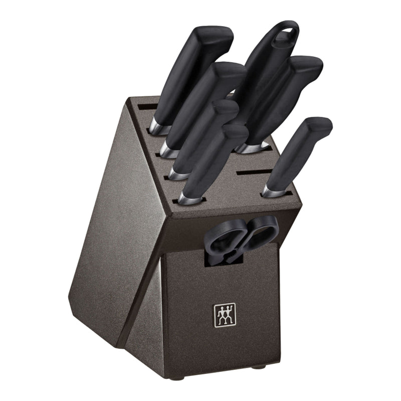 ZWILLING J A Henckels Four Star 9 Pc Block Set Grey 1030395