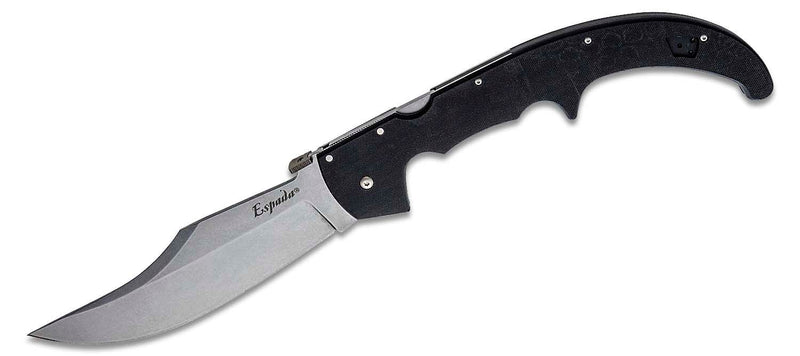 Cold Steel Espada XL Tri-Ad Lock Knife Black G-10 (7.5", Black, AUS-10A) CS-62MGC