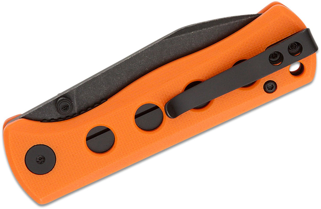 QSP Canary Folder Liner Lock Knife Orange G10 (2.84" SW 14C28N) QS150-B2
