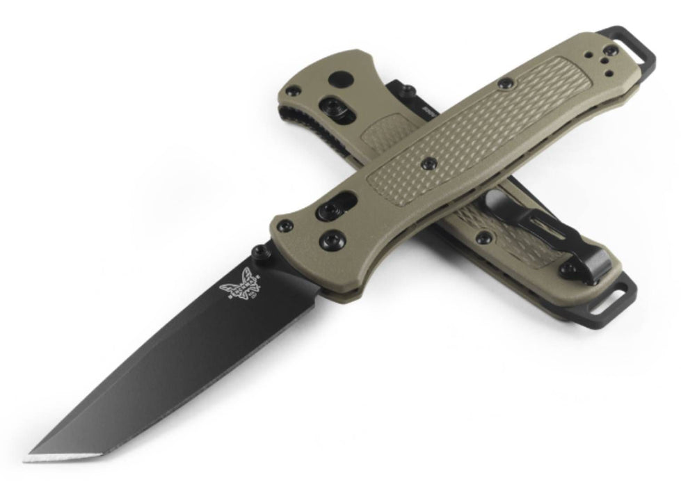 Benchmade Bailout AXIS Lock Knife Ranger Green Grivory (3.38", Black, S30V) 537BK-06