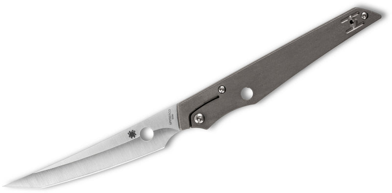 Spyderco COBOL Slipit Knife Titanium (3.63", Satin, M390) C273TIP