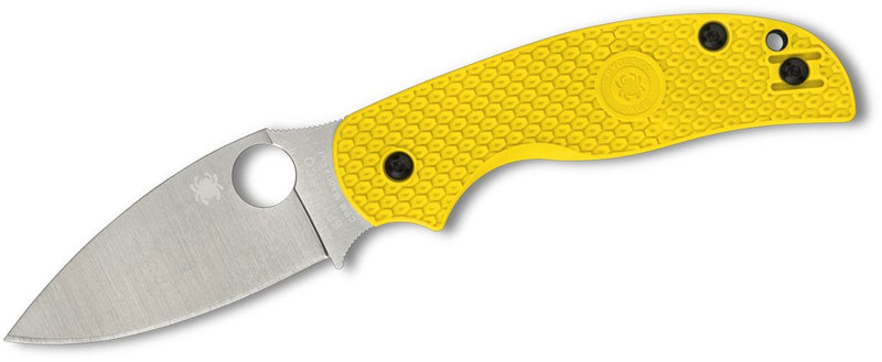 Spyderco Sage 5 Lightweight Salt Compression Lock Knife Yellow FRN (3", Satin, MagnaCut) C123PYL