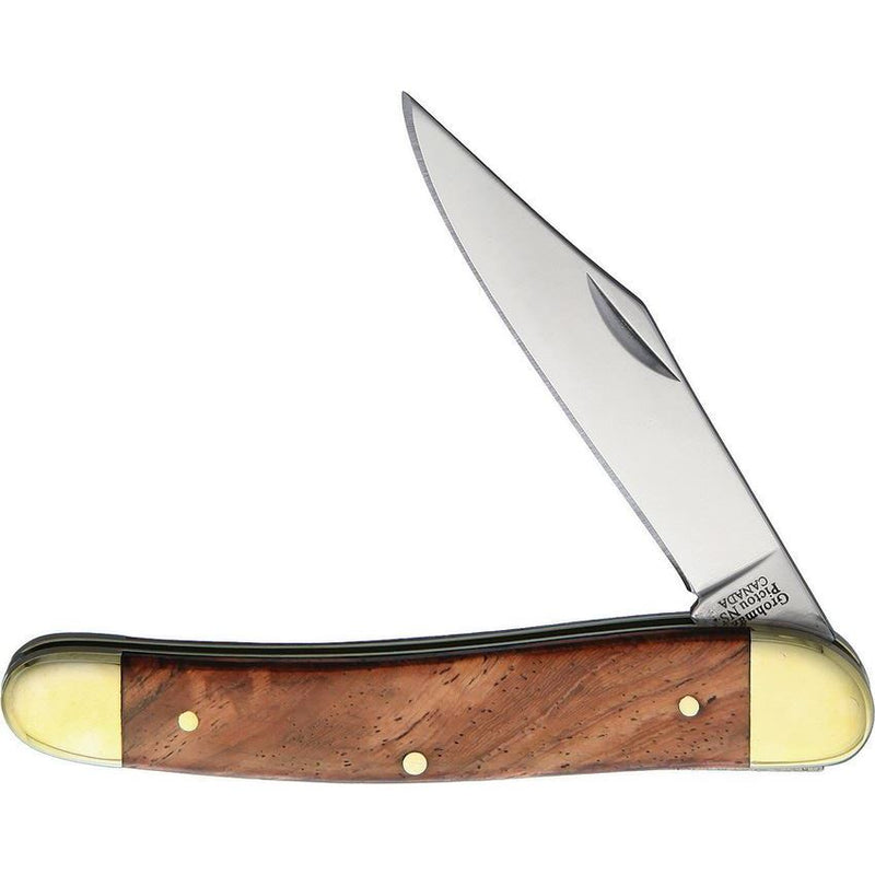 Grohmann Knives Slimline Folding Knife Rosewood Handle (3", Satin, Stainless) R360S