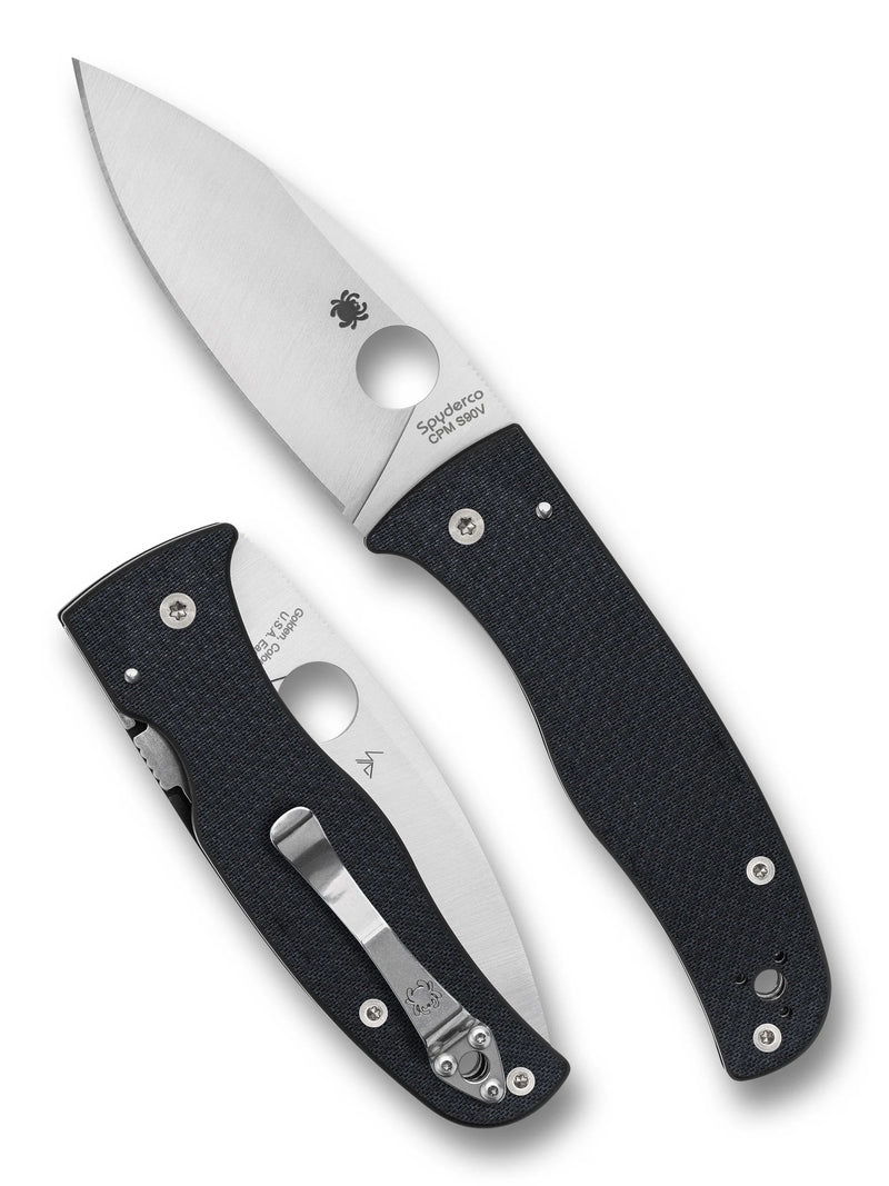 Spyderco Bodacious SPRINT RUN Compression Lock Knife Carbon Fiber (3.63", Satin, S90V) C263CFP90V