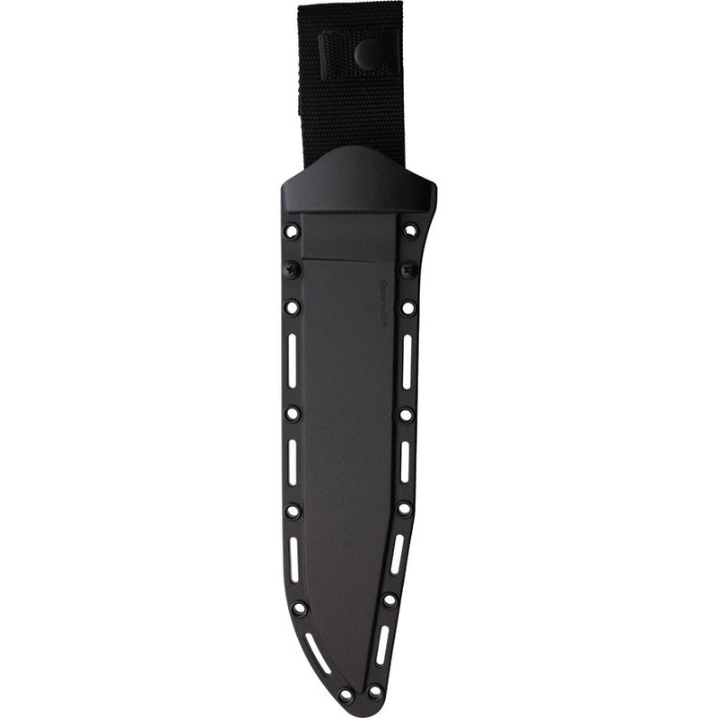 Cold Steel Trail Master Black Fixed Blade knife (9.5", Black, 52100 Carbon Steel) CS-39LRSQ