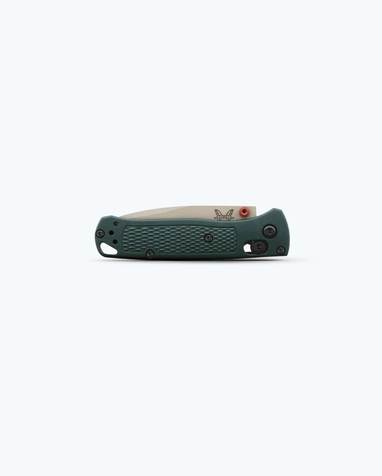 Benchmade Mini Bugout AXIS Lock Knife Taiga Green Grivory (2.82", Tan, Elmax) 533TN-2601