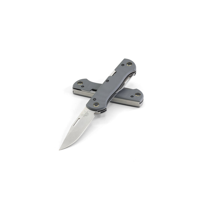 Benchmade Weekender Folding Knife Cool Gray G-10 (2.97"/1.97" Stonewash) 317