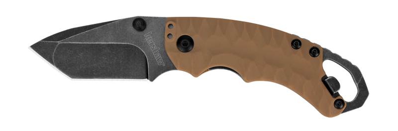 Kershaw Shuffle II Tanto Liner Lock Knife Tan (2.6" BlackWash) 8750TTANBW