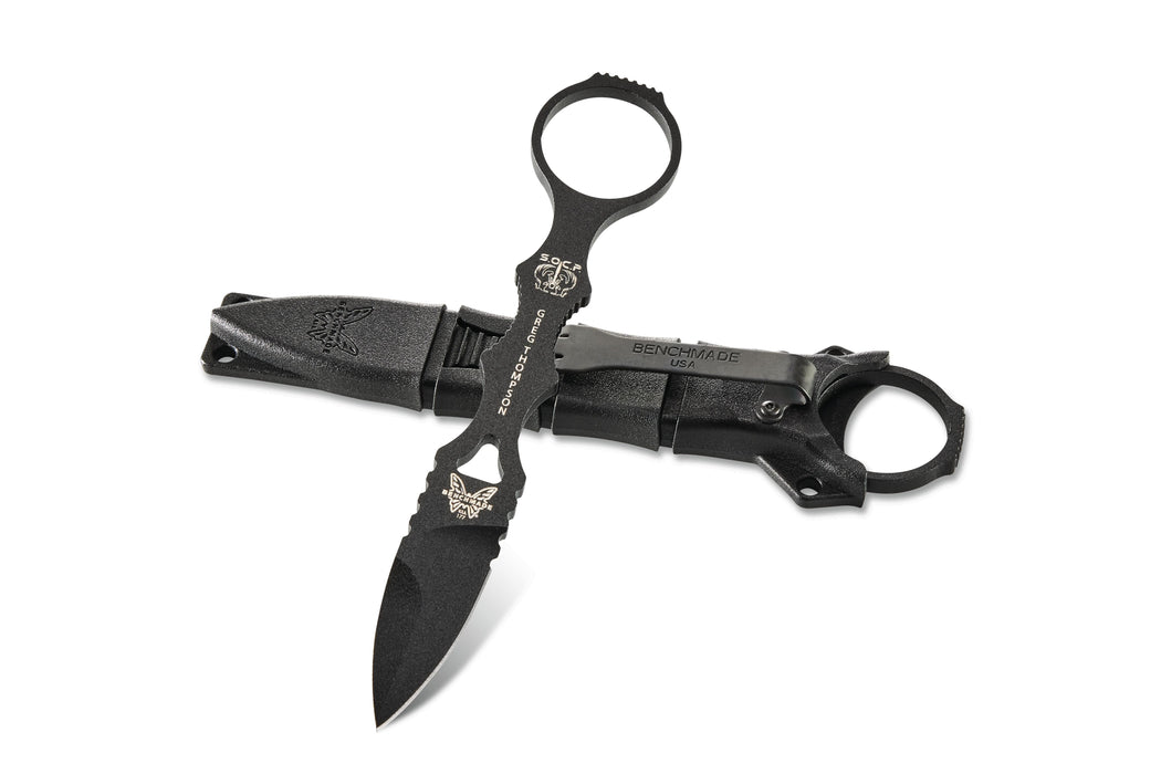Benchmade Mini SOCP Fixed Blade Knife (2.22" Black) 177BK