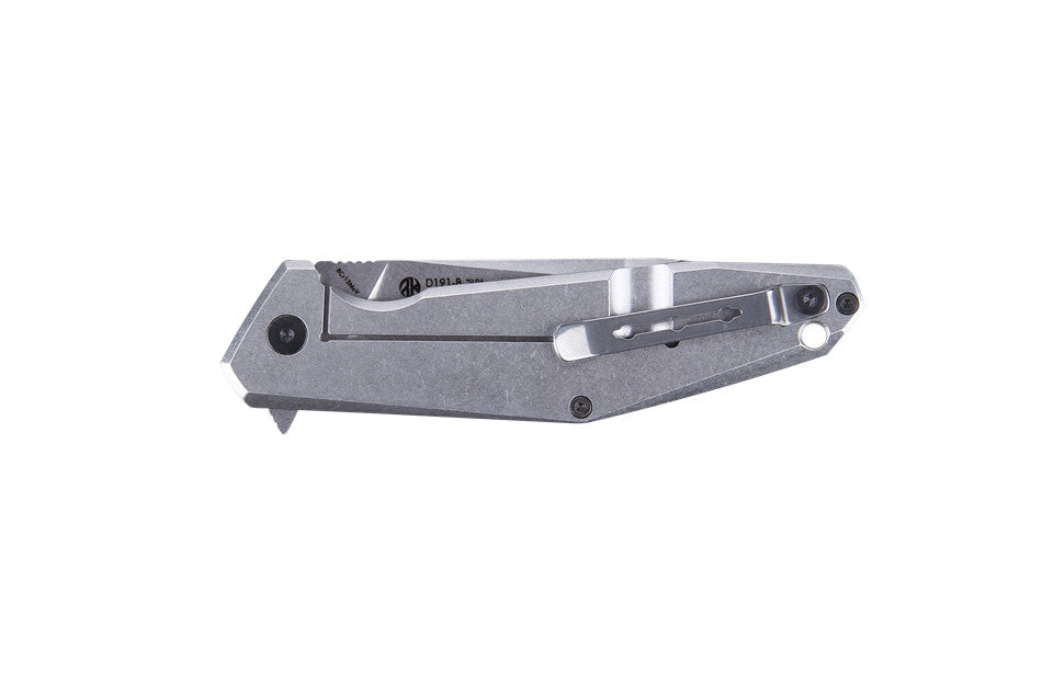 Ruike Frame Lock Knife Black G10 (3.62" Stonewash) D191-B