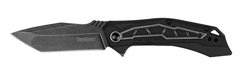 Kershaw Flatbed Spring Assisted Knife Black GFN (3.125" Black SW) 1376