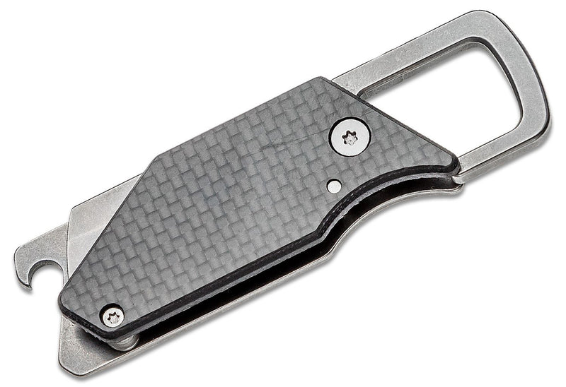 Kershaw Sinkevich Pub Friction Lock Knife Carbon Fiber (1.6" Stonewash) 4036CF