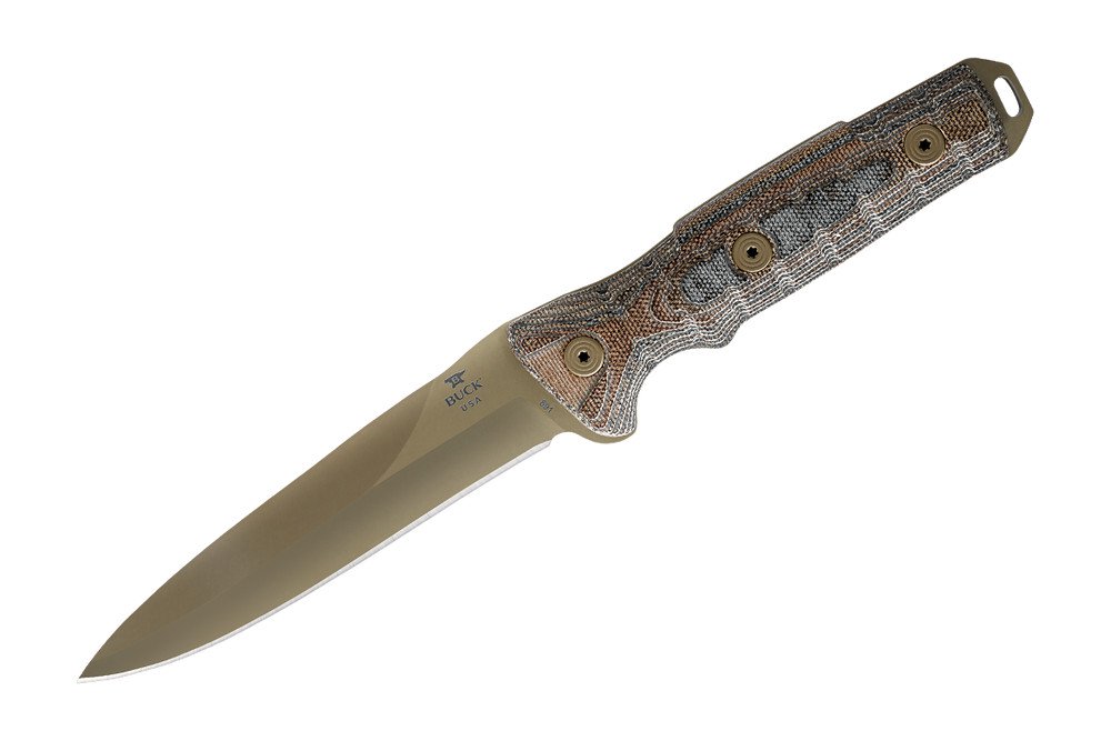 Buck 891 GCK Fixed Blade Knife Spear Point Tan (5.5" Tan) 0891BRS1