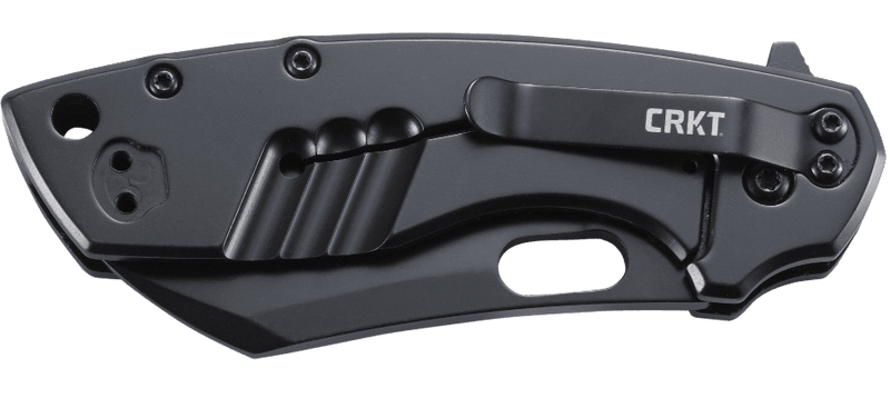 CRKT Pilar Large Frame Lock Flipper Knife Black G-10 (2.625" Black D2) 5315GKD2