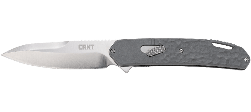 CRKT Onion Bona Fide Liner Lock Knife Gray Aluminum (3.59" Satin) K540GXP