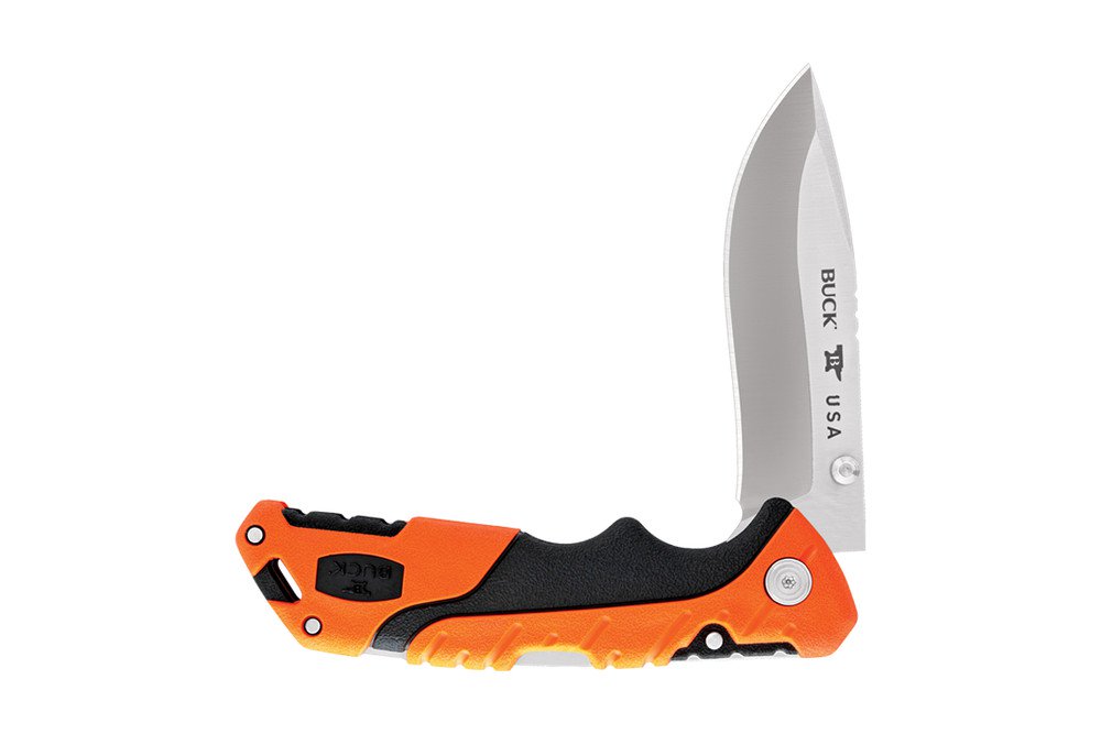 Buck Pursuit Large Lockback Knife Orange GFN (3.6" S35VN) 0659ORS-B