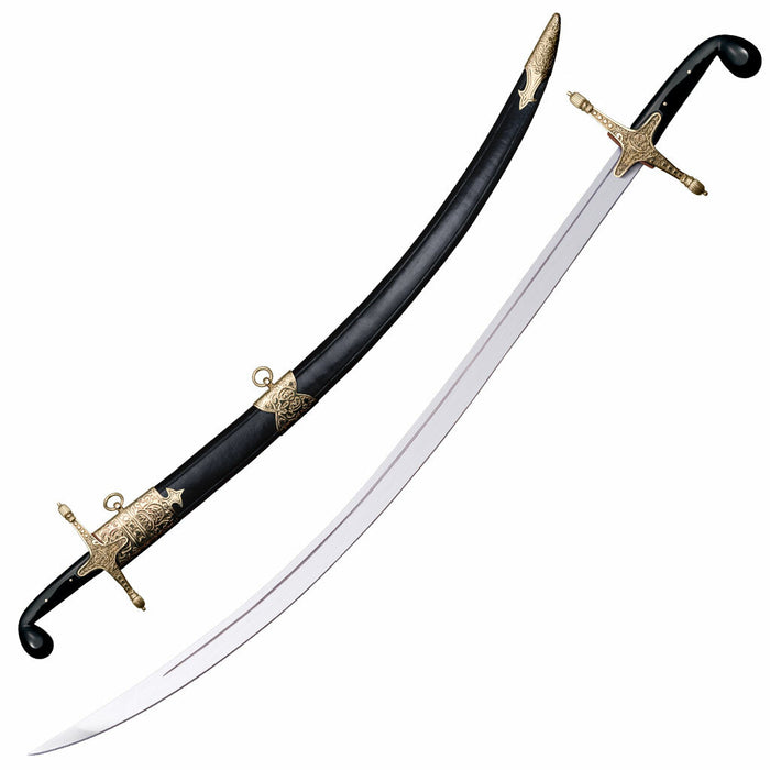 Cold Steel Shamshir Sword w/ Faux Buffalo Horn Handle (30.5") CS-88STS